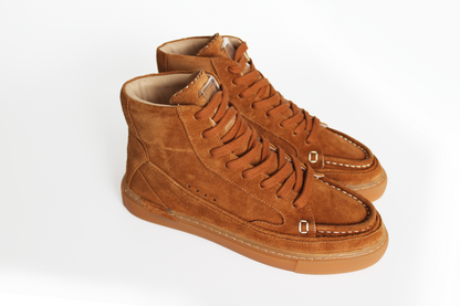 High Top Toffee – Sneaker artesanal (Preventa)